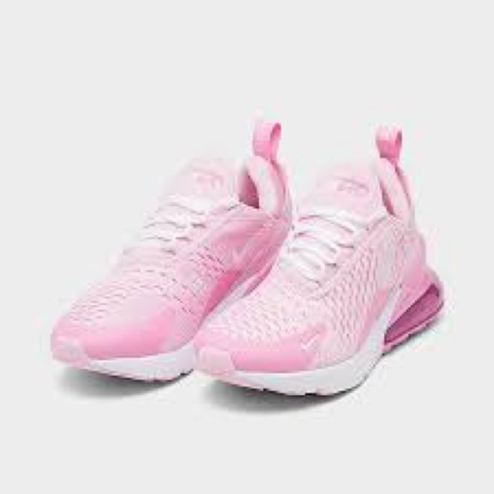 *NEW* Nike AIR MAX 270 Pink/white/pink rise Youth size 3